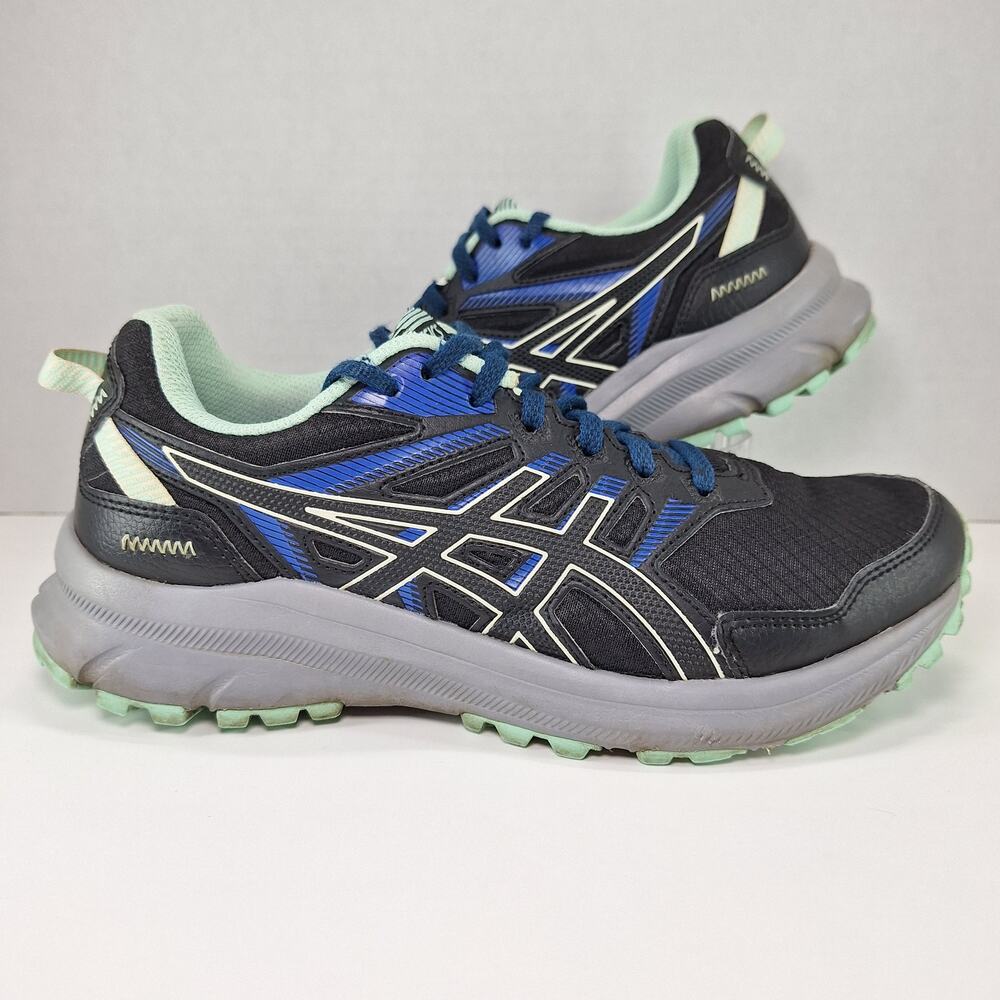 Asics Trail Scout 2 Womens Size 8.5 Black Birch 1012B039-001 Trail Running Shoes